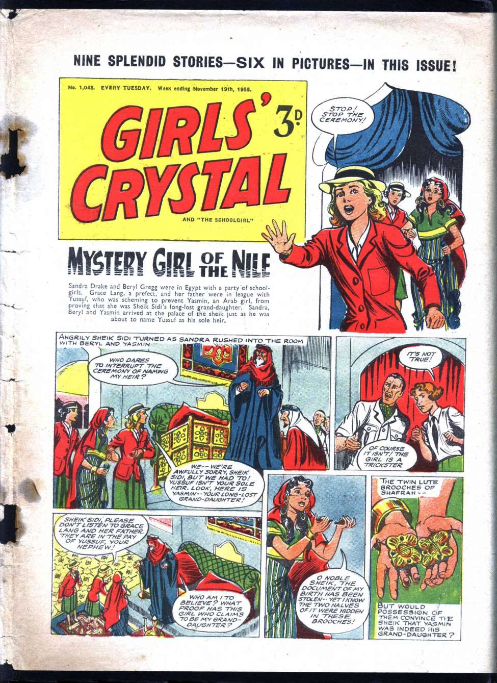 Book Cover For Girls' Crystal 1048