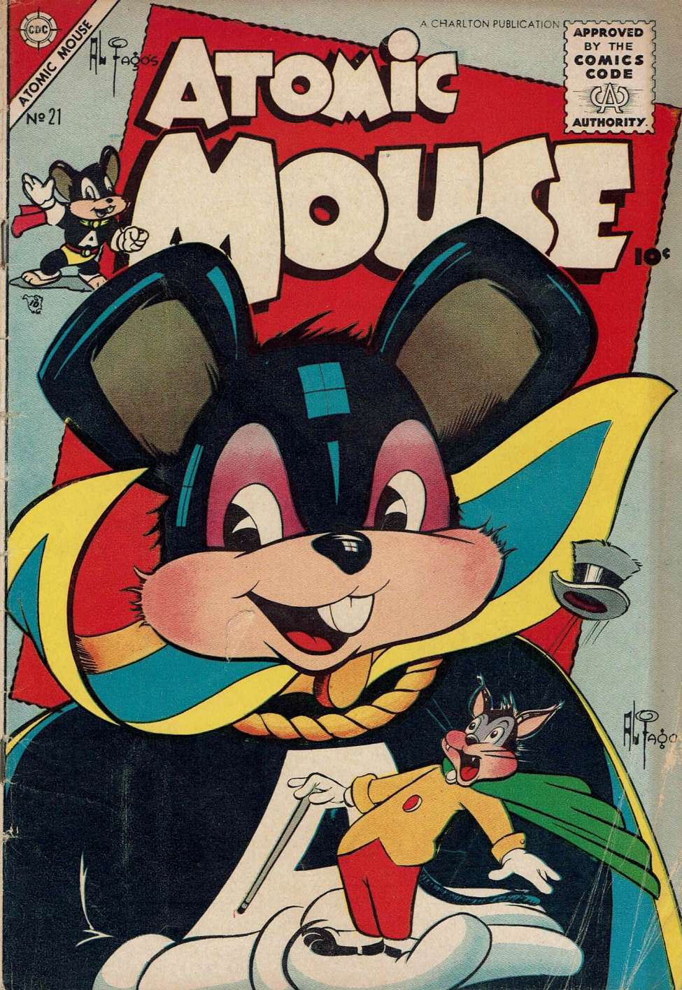 Comic Book Cover For Atomic Mouse 21