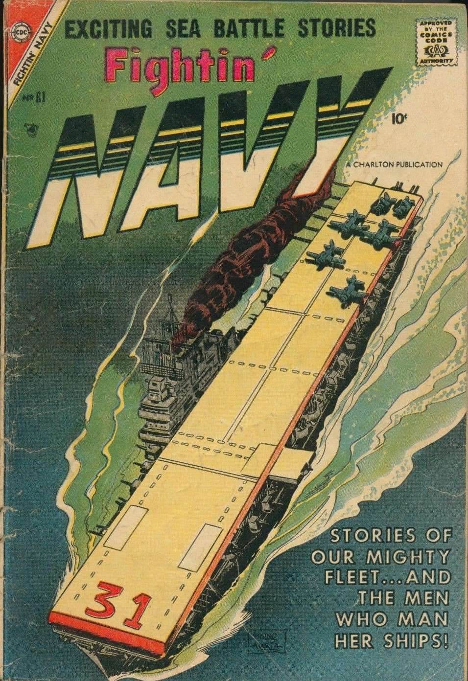 Comic Book Cover For Fightin' Navy 81 - Version 1