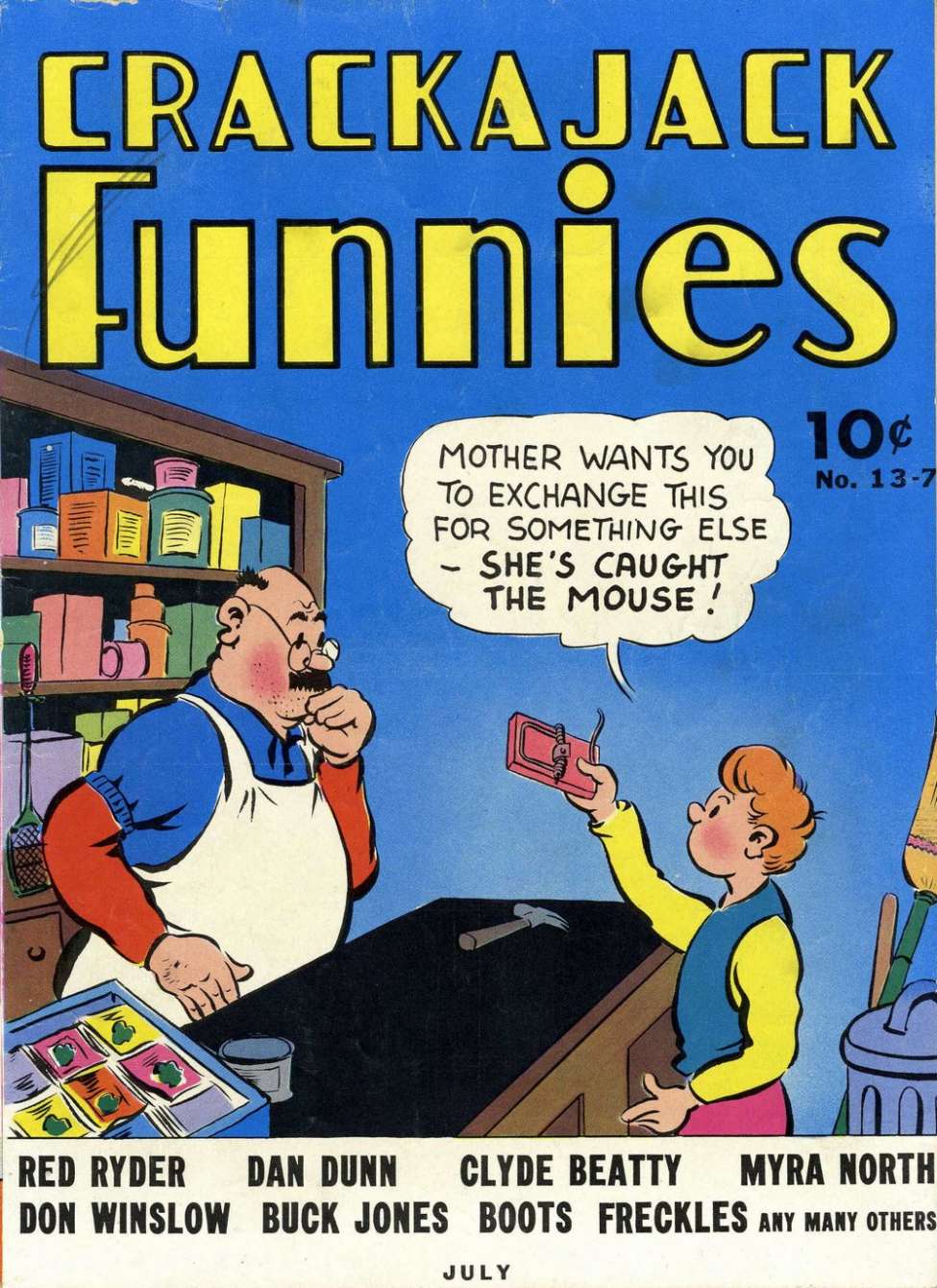 Comic Book Cover For Crackajack Funnies 13 - Version 1