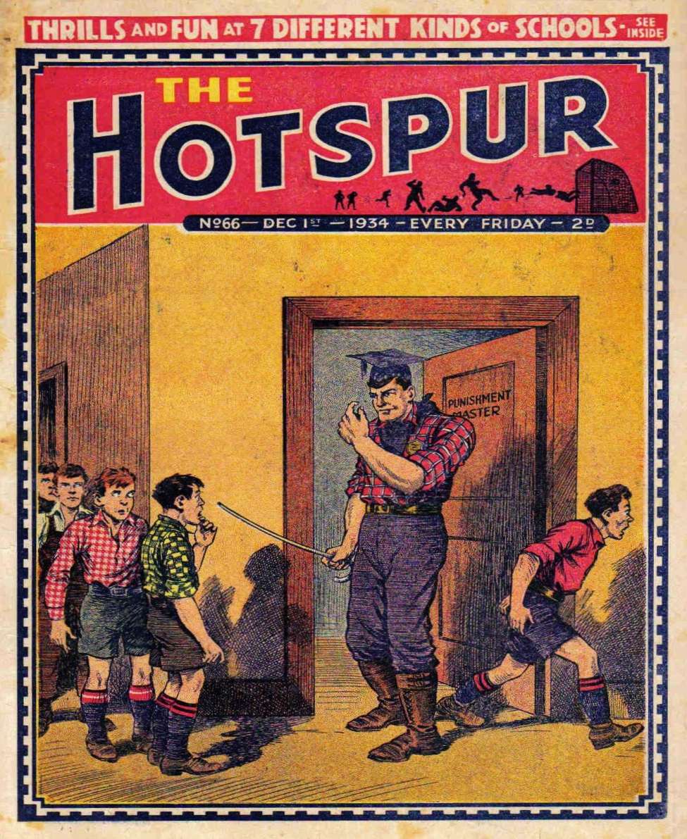Comic Book Cover For The Hotspur 66