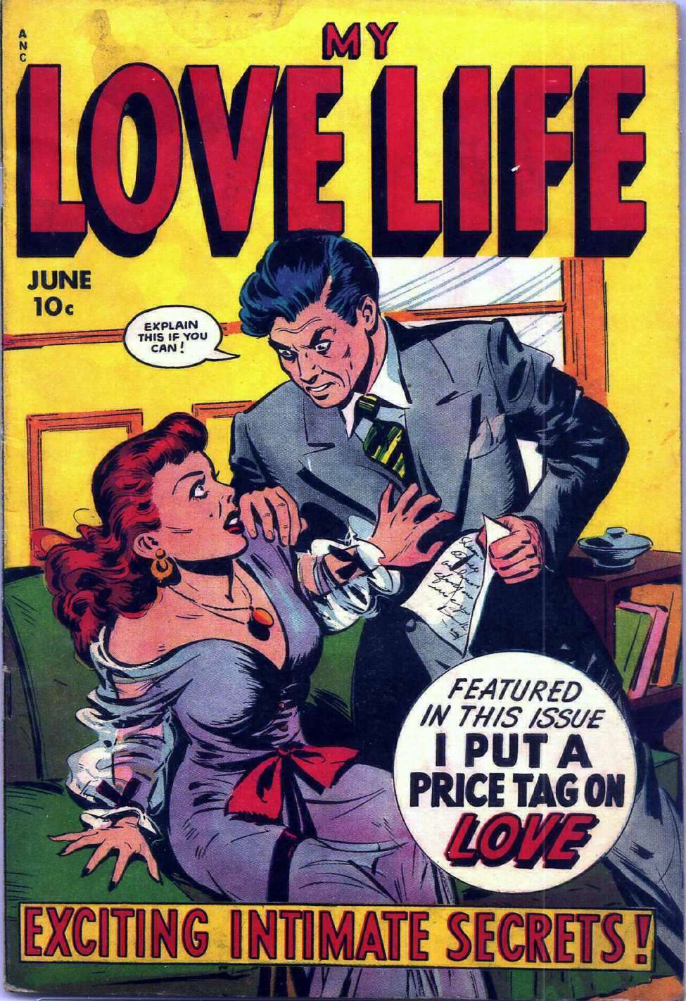 Comic Book Cover For My Love Life 6
