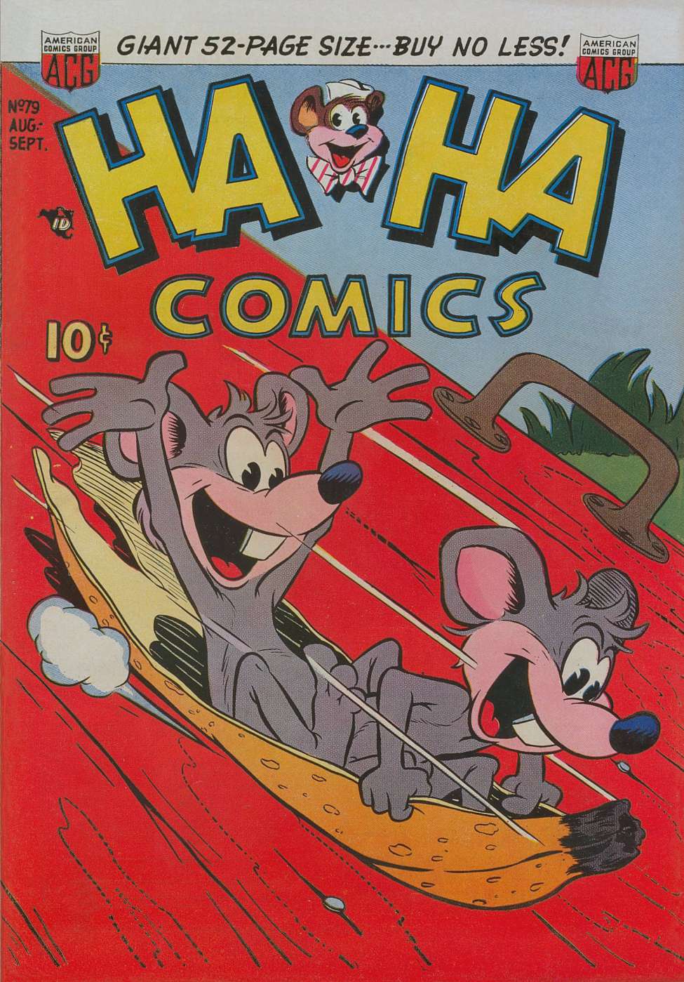 Comic Book Cover For Ha Ha Comics 79