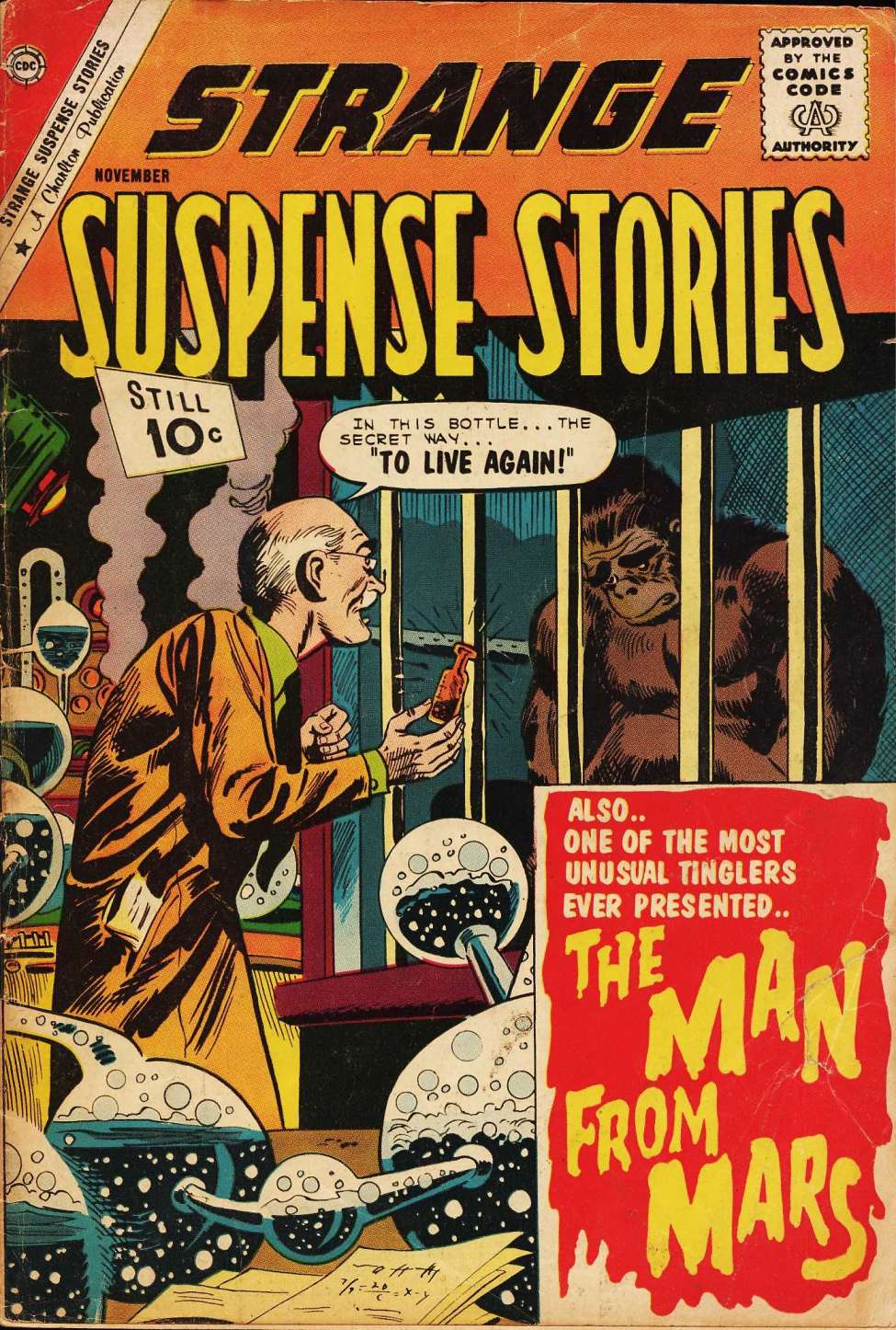 Book Cover For Strange Suspense Stories 56