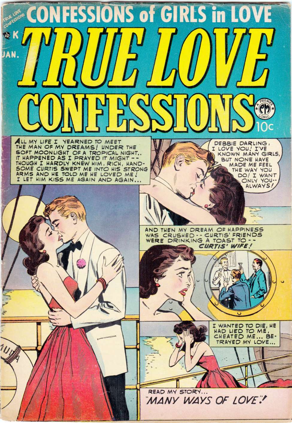 Comic Book Cover For True Love Confessions 5