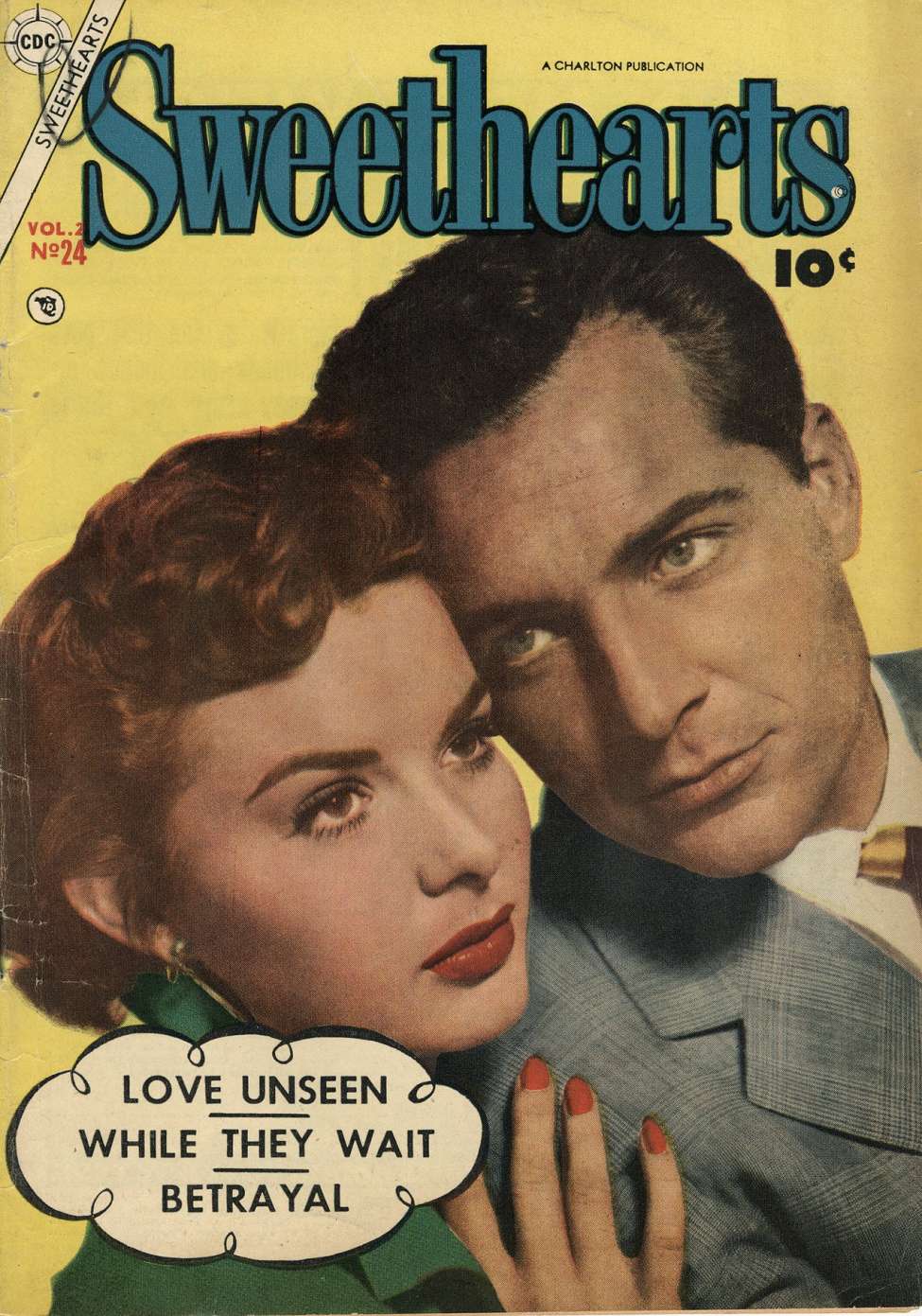 Comic Book Cover For Sweethearts 24