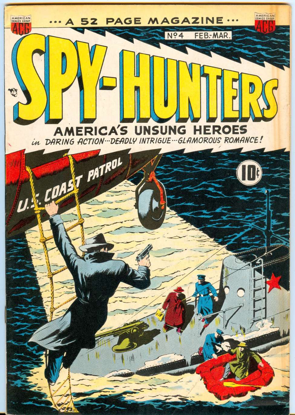 Comic Book Cover For Spy Hunters 4