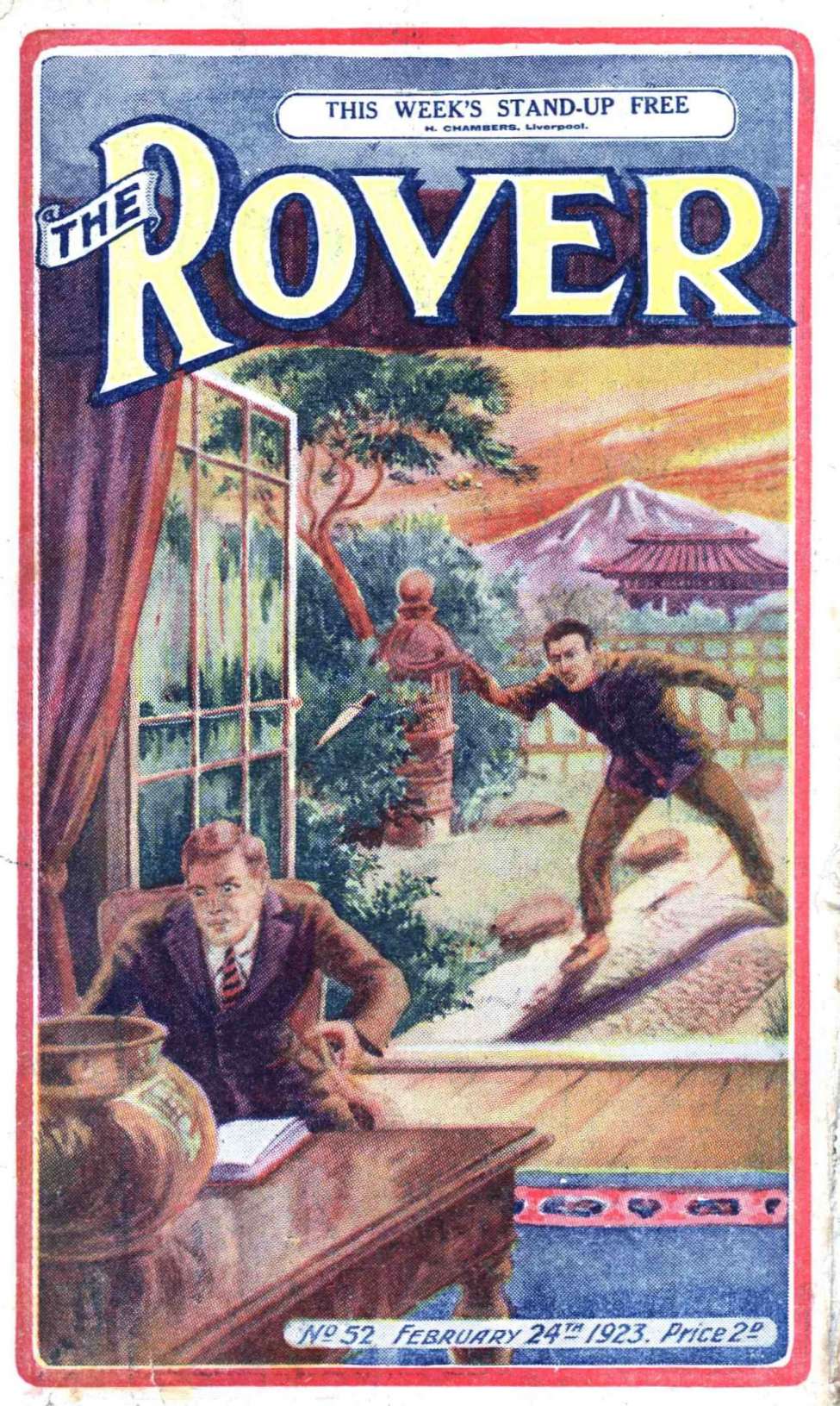 Comic Book Cover For The Rover 52