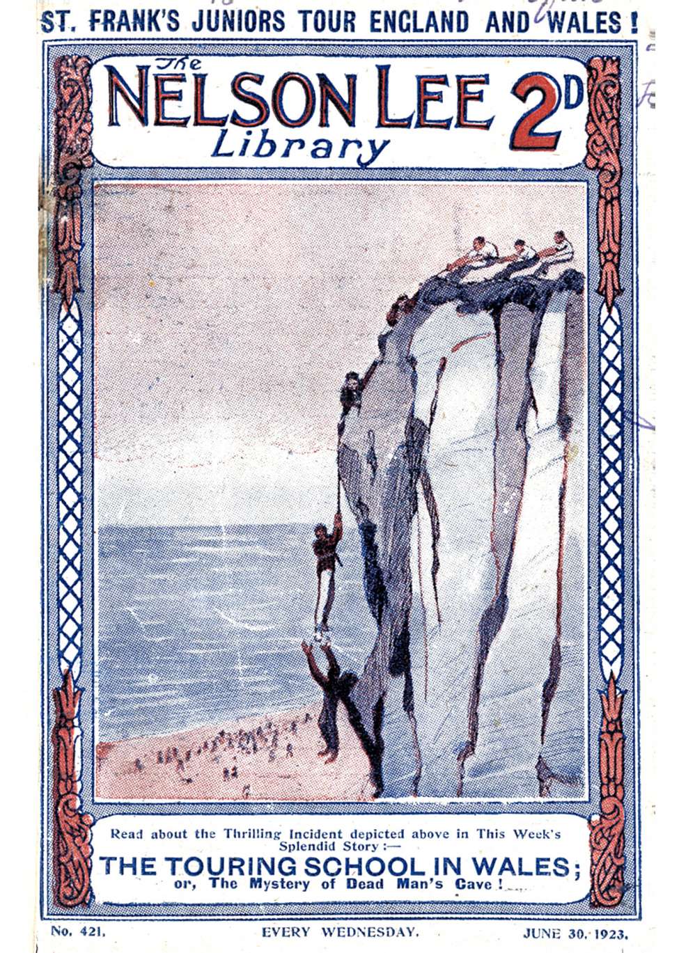 Book Cover For Nelson Lee Library s1 421 - The Touring School in Wales