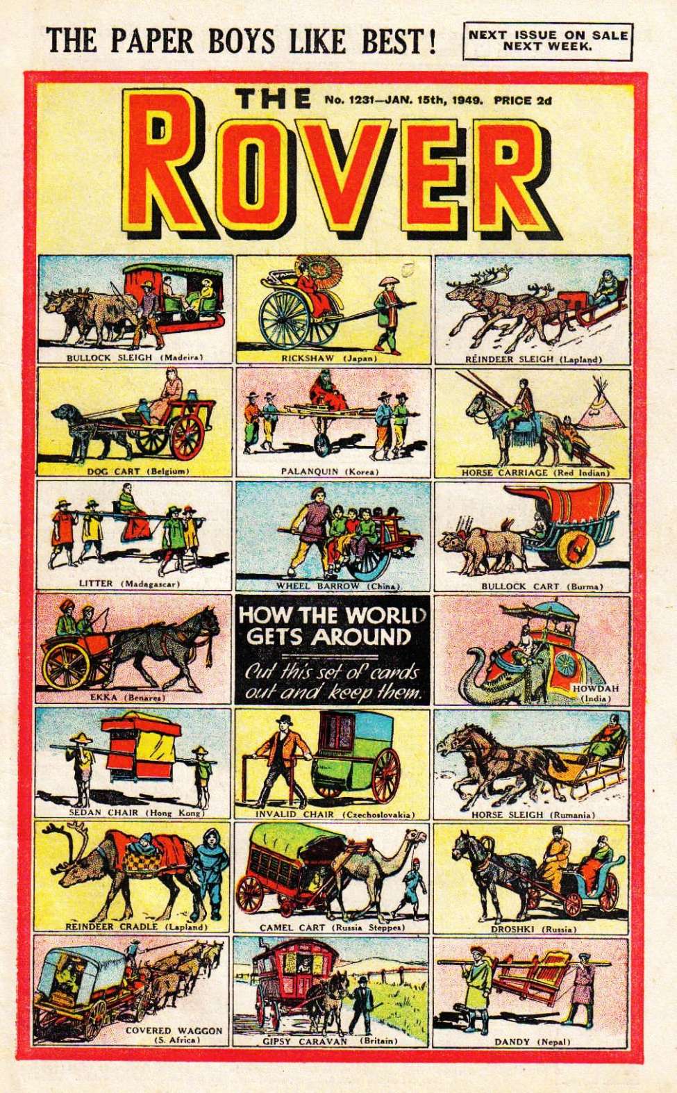 Comic Book Cover For The Rover 1231