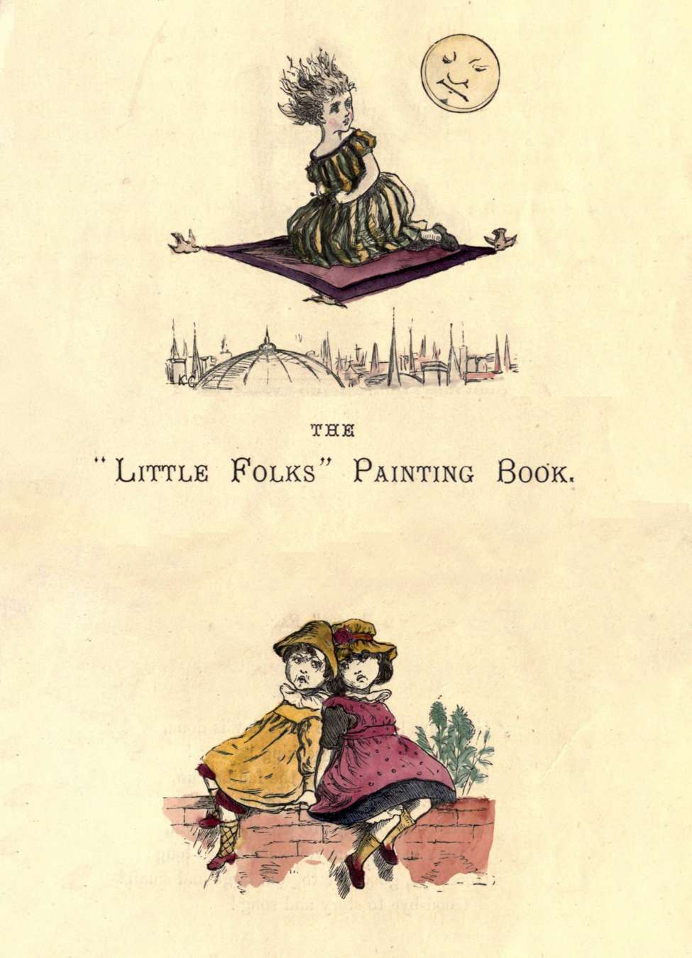 Book Cover For Little Folks Painting Book