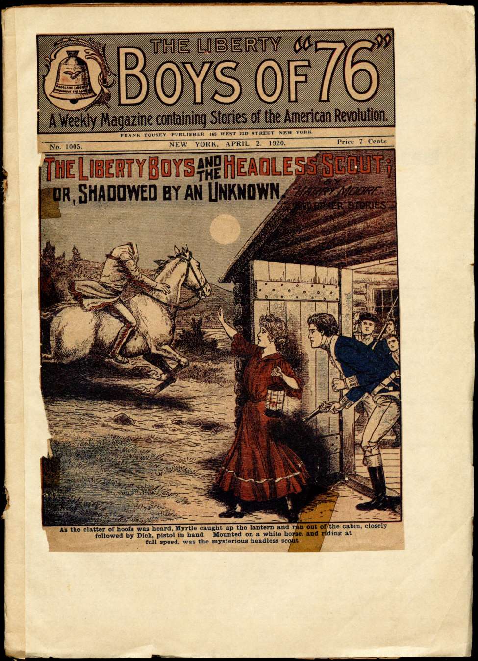 Book Cover For The Liberty Boys of 76 1005 - The Liberty Boys and the Headless Scout