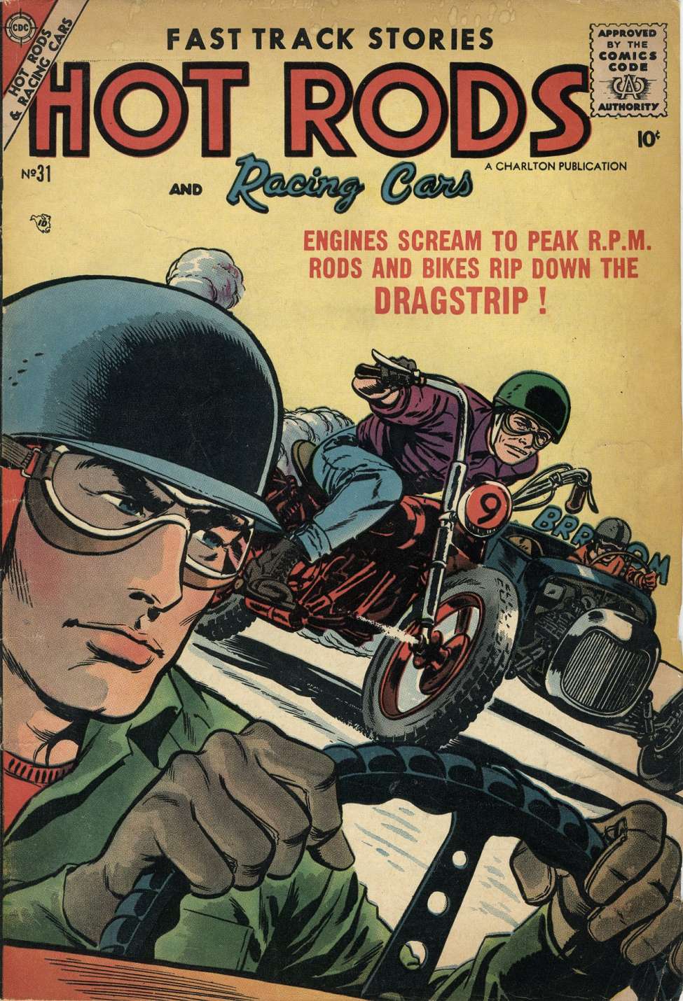 Comic Book Cover For Hot Rods and Racing Cars 31
