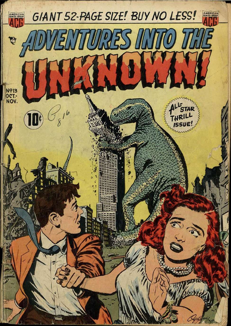 72 eBooks on CD 1948-1956 Adventures into the Unknown Comics Book Package