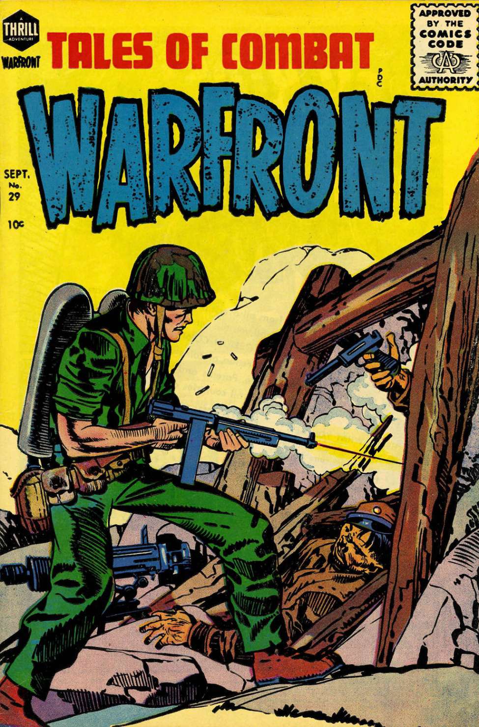Comic Book Cover For Warfront 29