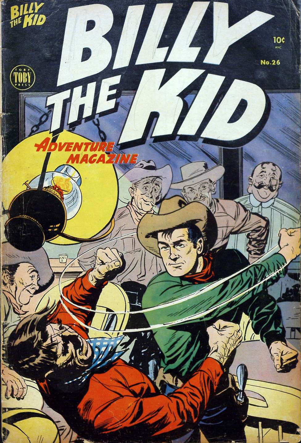 Comic Book Cover For Billy the Kid Adventure Magazine 26 - Version 1