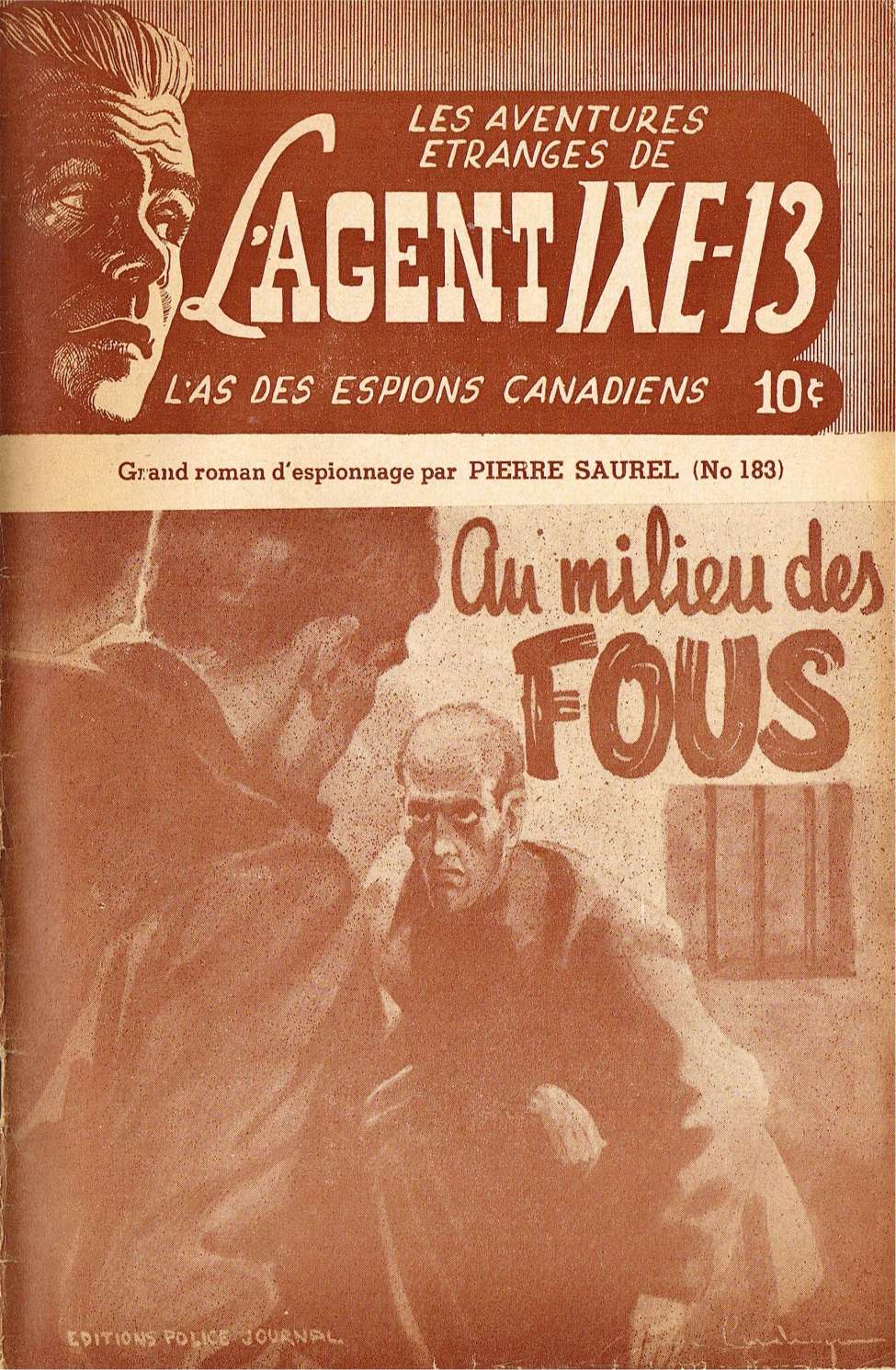 Book Cover For L'Agent IXE-13 v2 183 - Au milieu des fous