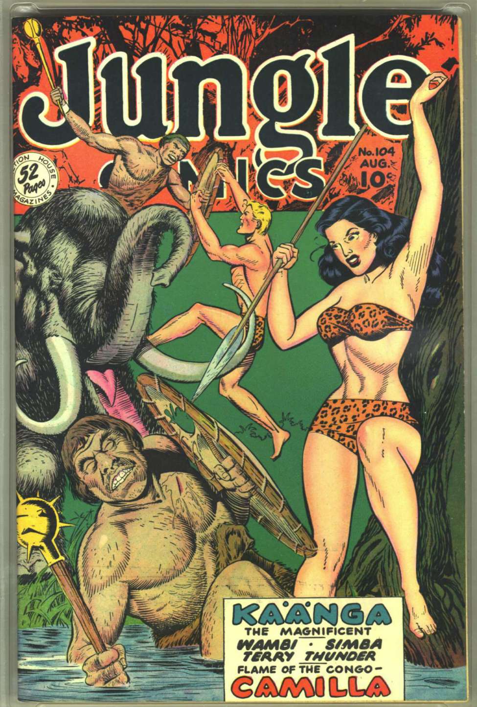 Book Cover For Jungle Comics 104 (alt) - Version 2