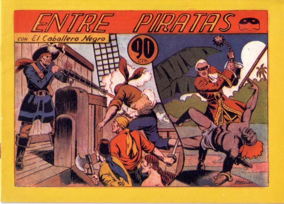 Comic Book Cover For El Caballero Negro 8 - Entre piratas