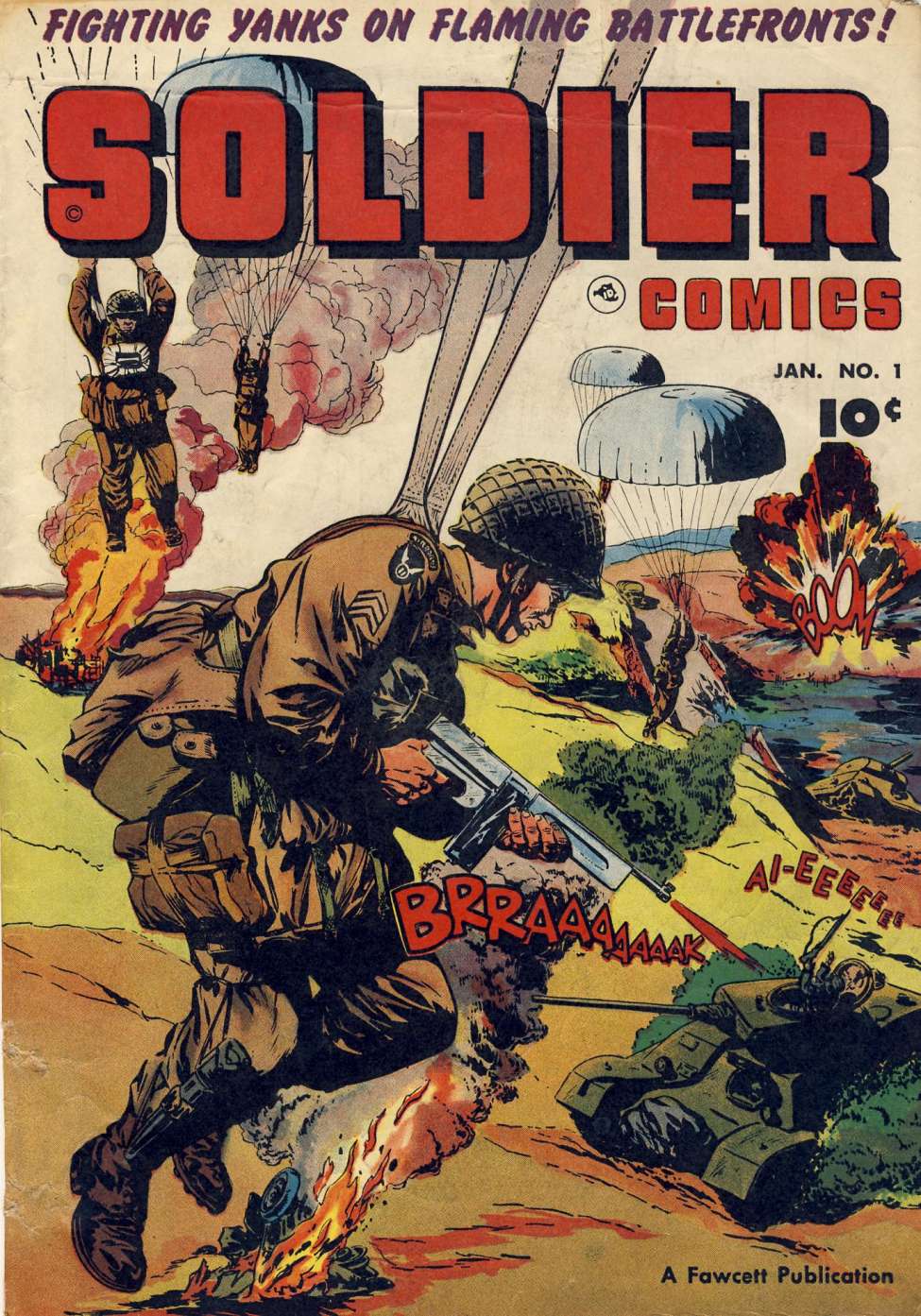 Comic Book Cover For Soldier Comics 1