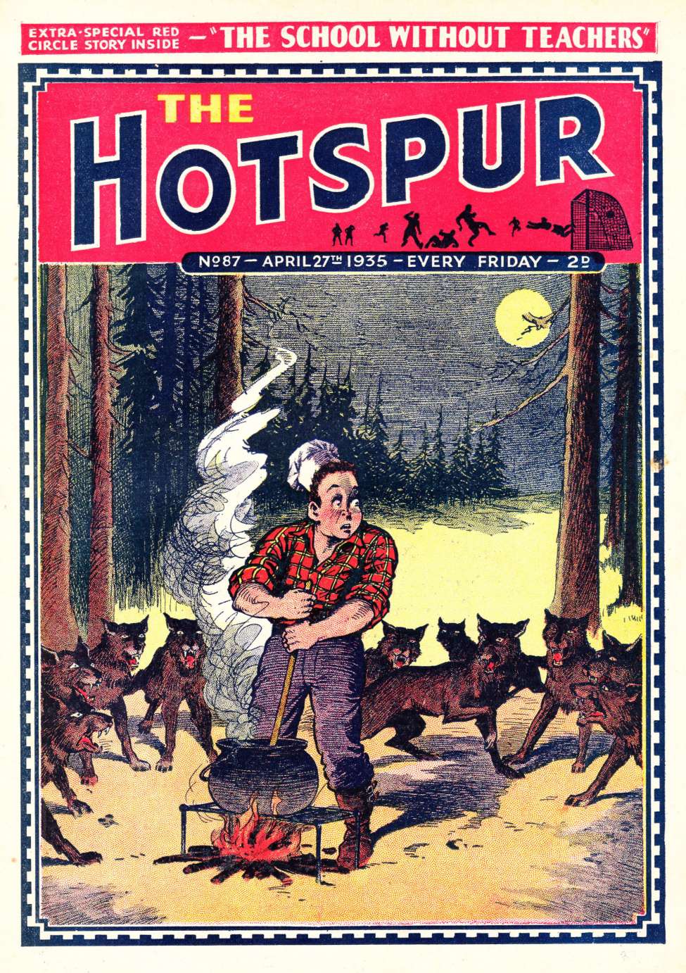 Comic Book Cover For The Hotspur 87