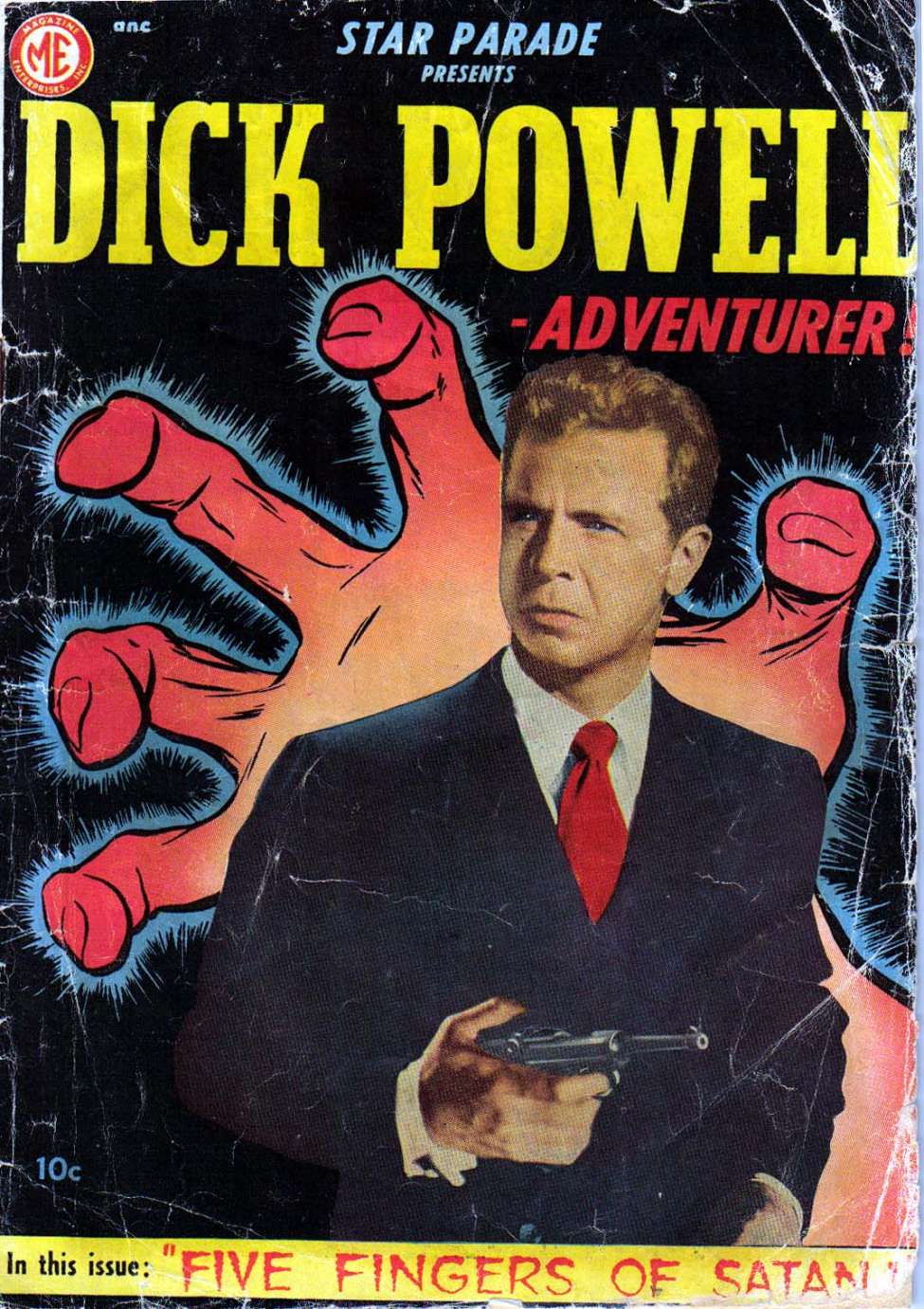 Comic Book Cover For A-1 Comics 22 - Dick Powell