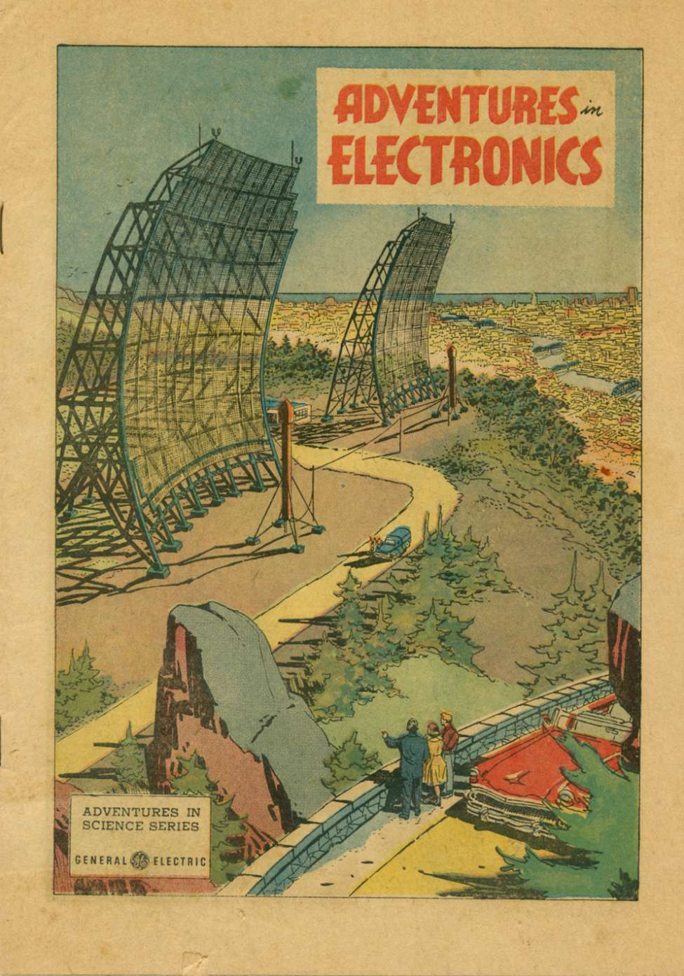 Comic Book Cover For Adventures in Electronics APG-17-8C