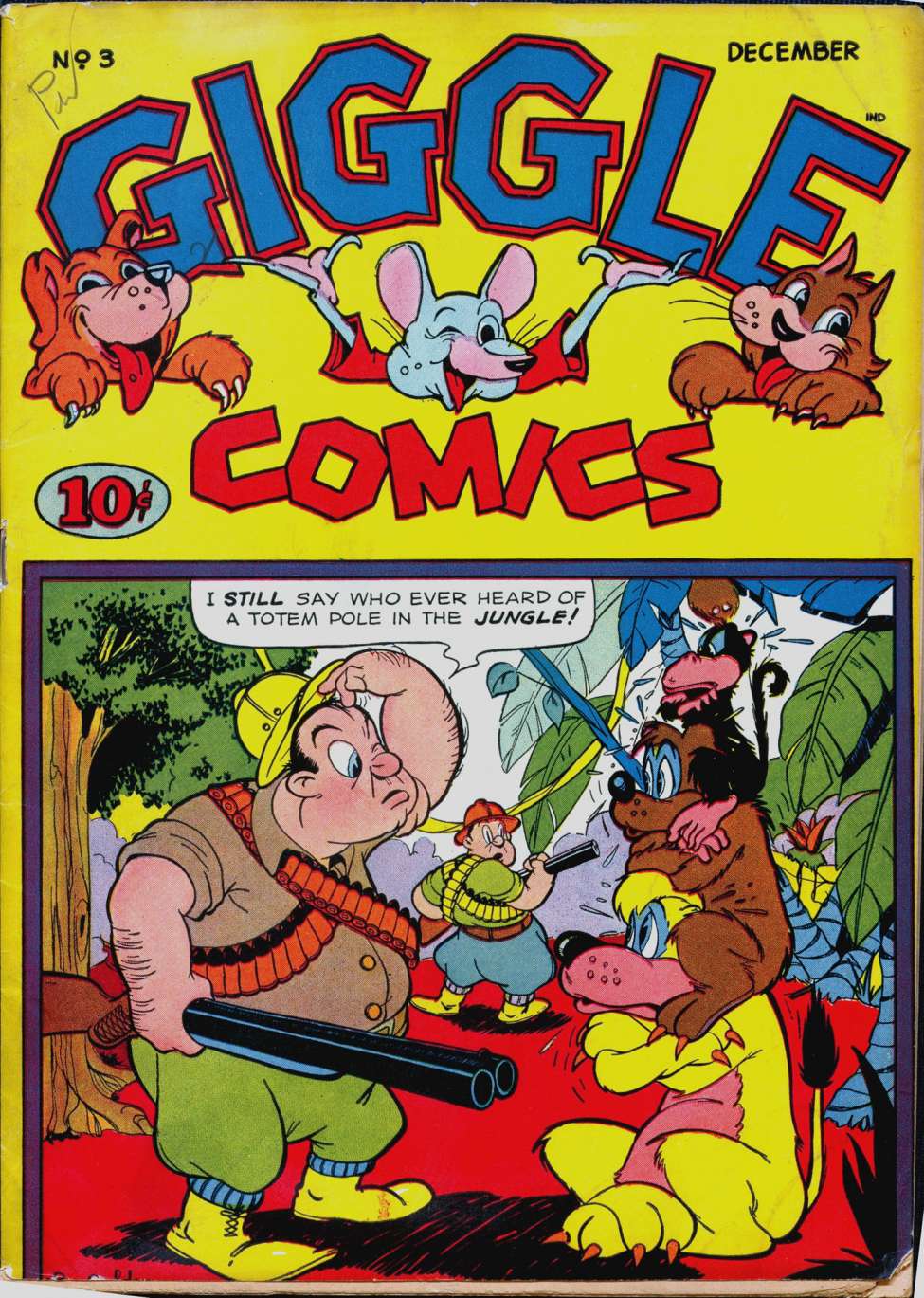 Comic Book Cover For Giggle Comics 3