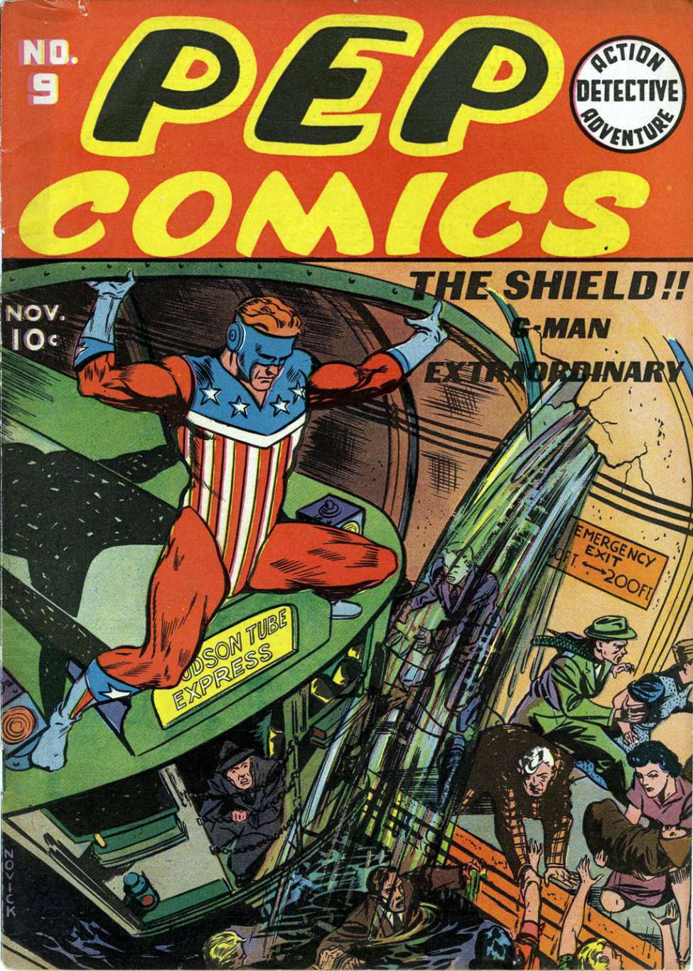 Book Cover For Pep Comics 9
