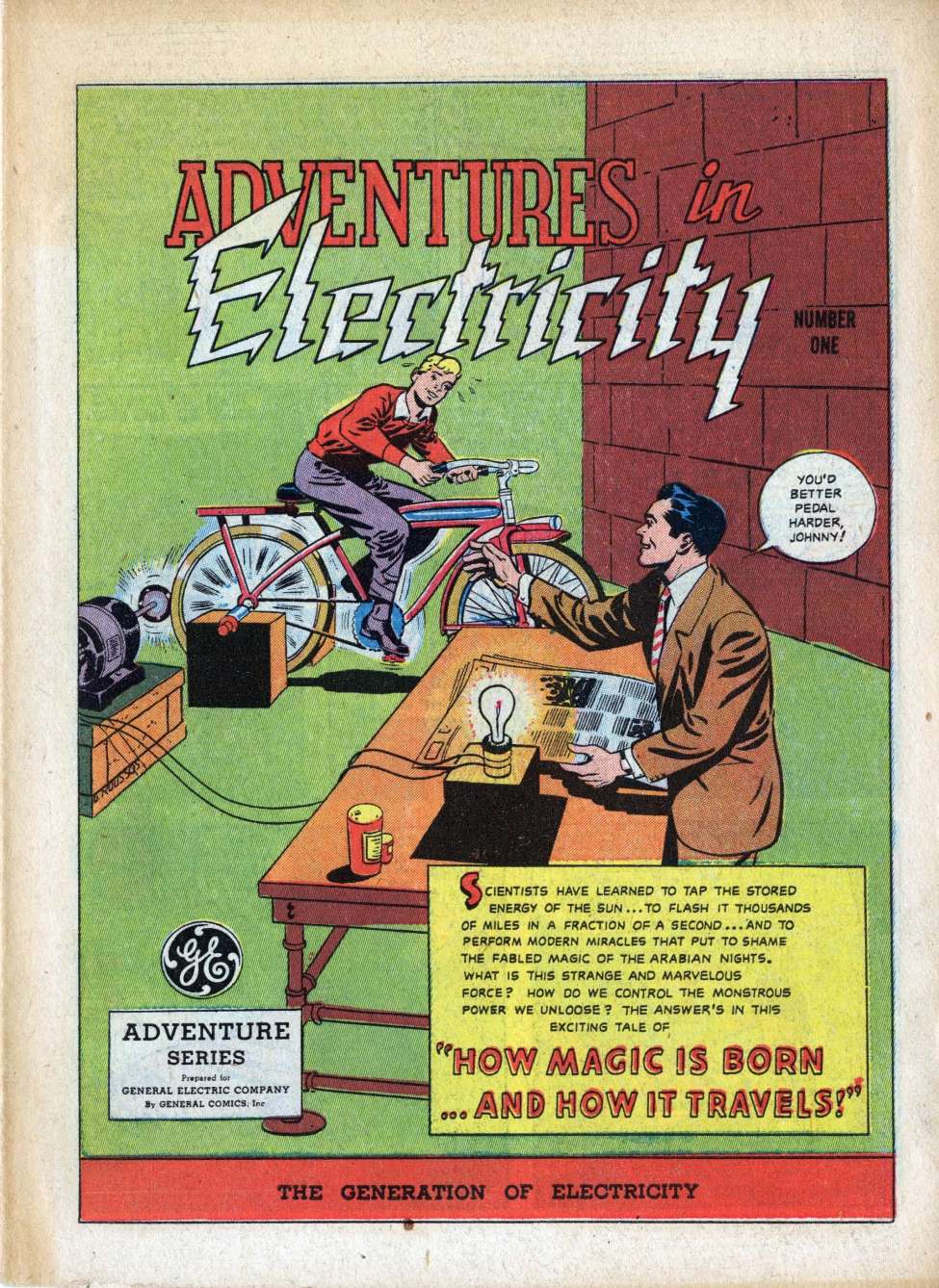Book Cover For Adventures In Electricity 1 - Version 2