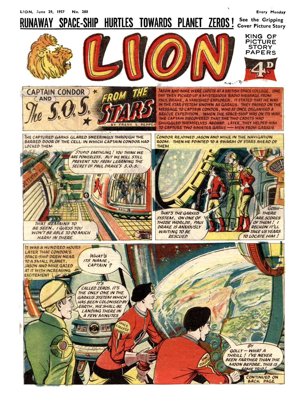 Comic Book Cover For Lion 280