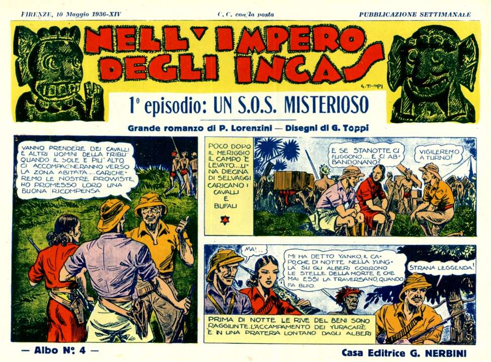 Book Cover For Nell'Impero degli Incas 4 - Un S.O.S. Misterioso