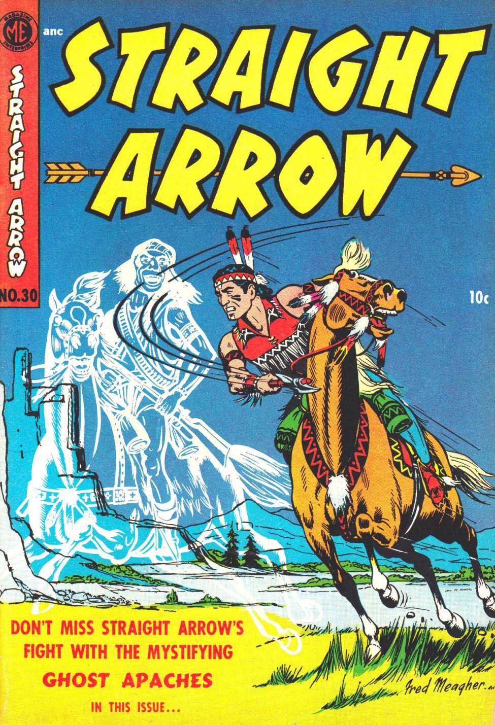 Comic Book Cover For Straight Arrow 30