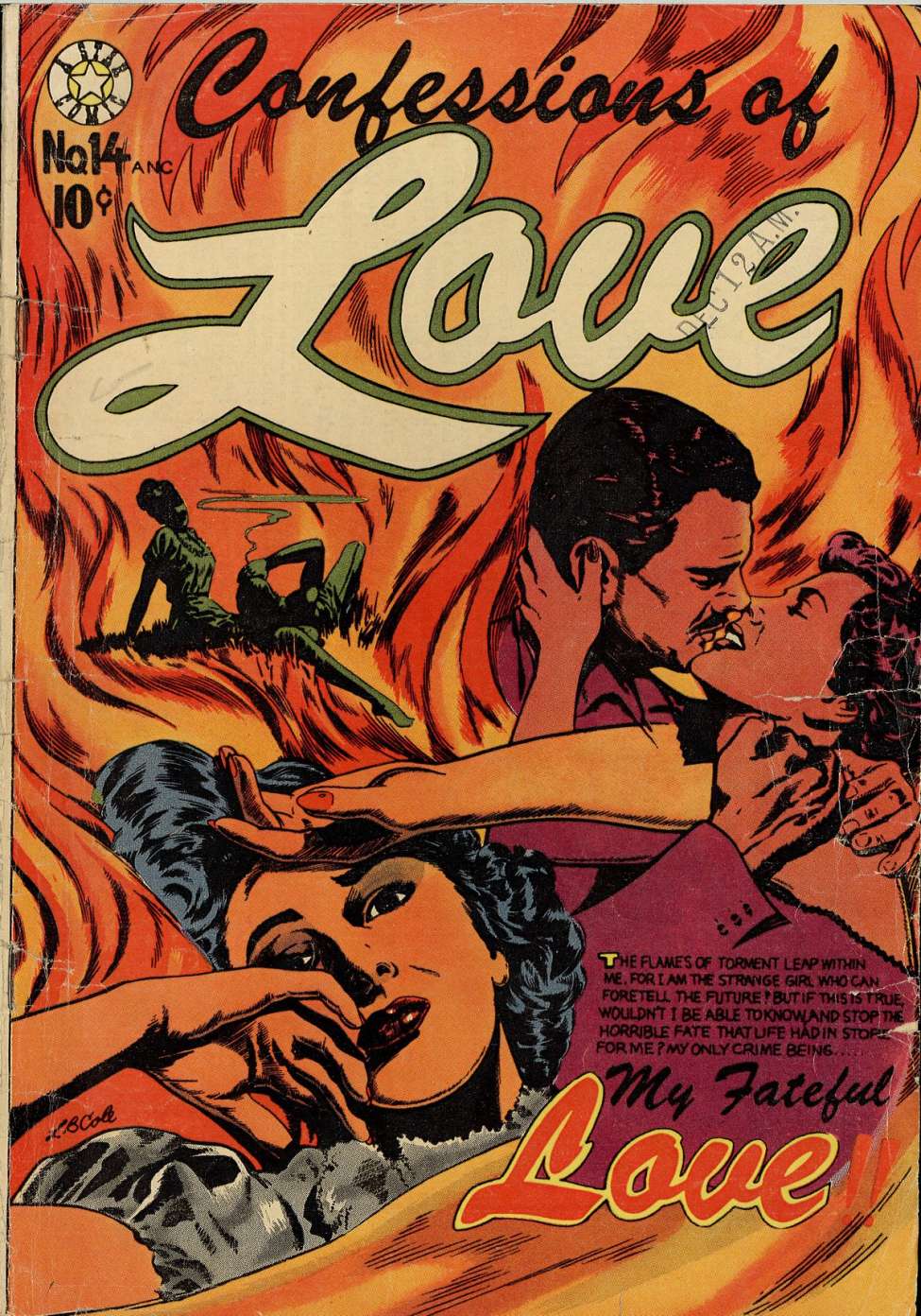 Comic Book Cover For Confessions of Love 14