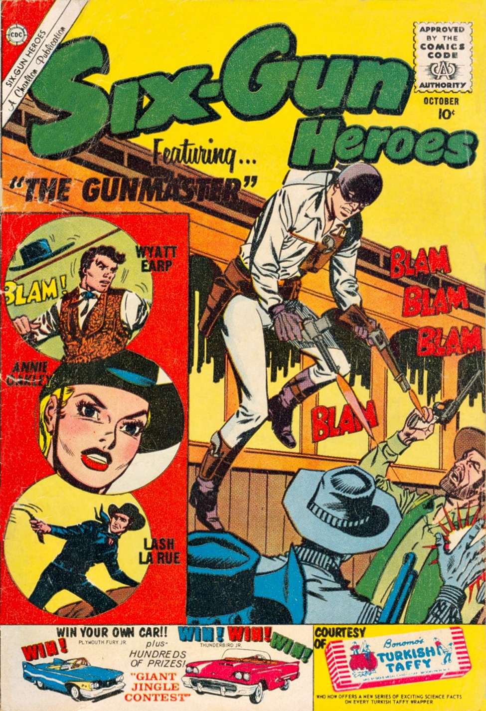 Comic Book Cover For Six-Gun Heroes 59
