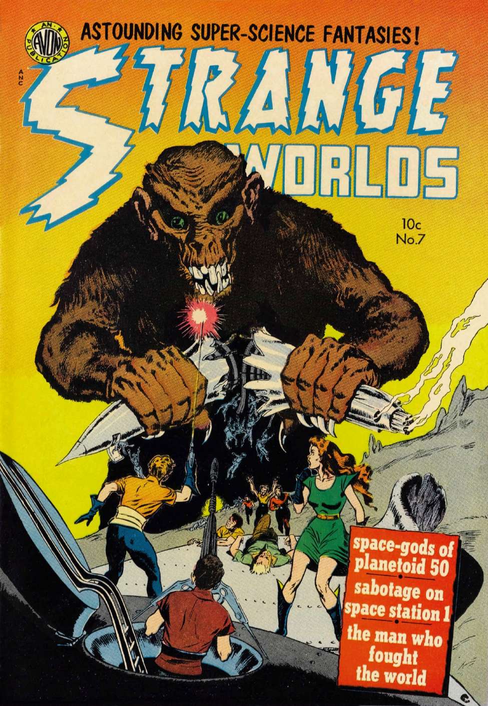 Comic Book Cover For Strange Worlds 7