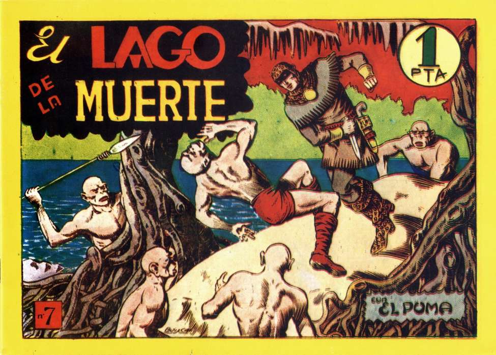 Comic Book Cover For El Puma 7 - El Lago De La Muerte