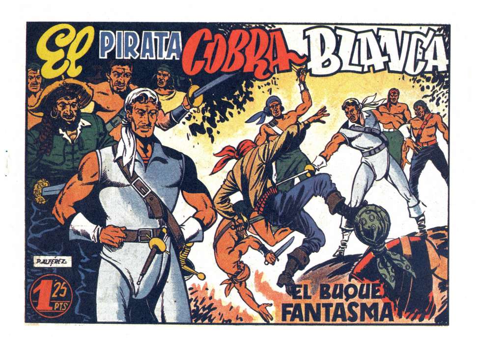 Comic Book Cover For Pirata Cobra Blanca 12 - El Buque Fantasma