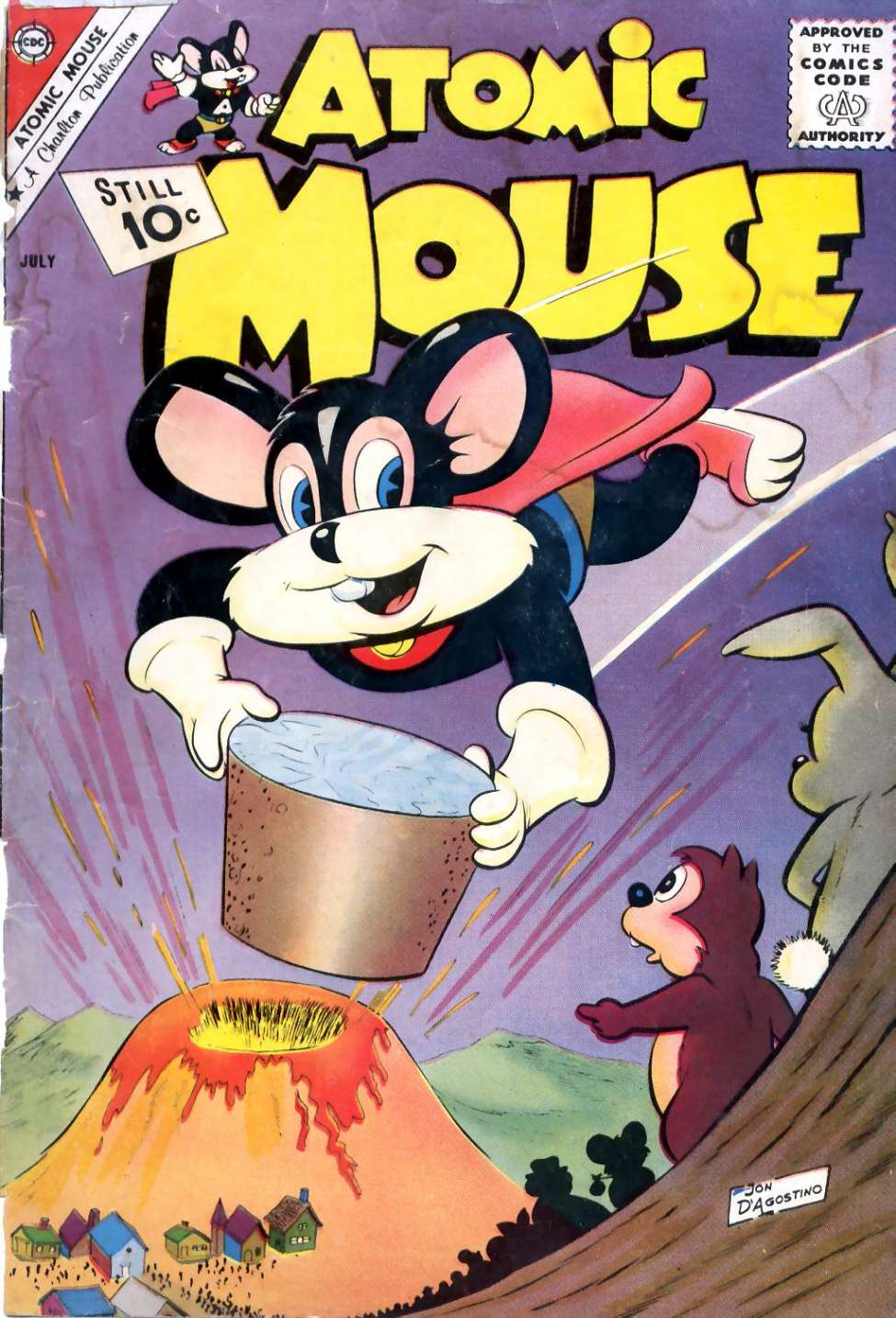 Comic Book Cover For Atomic Mouse 43