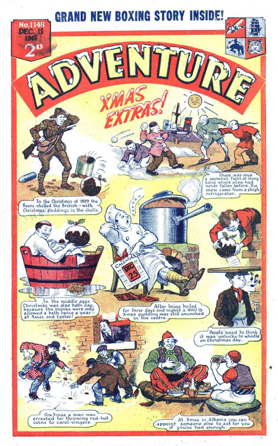 Comic Book Cover For Adventure 1148