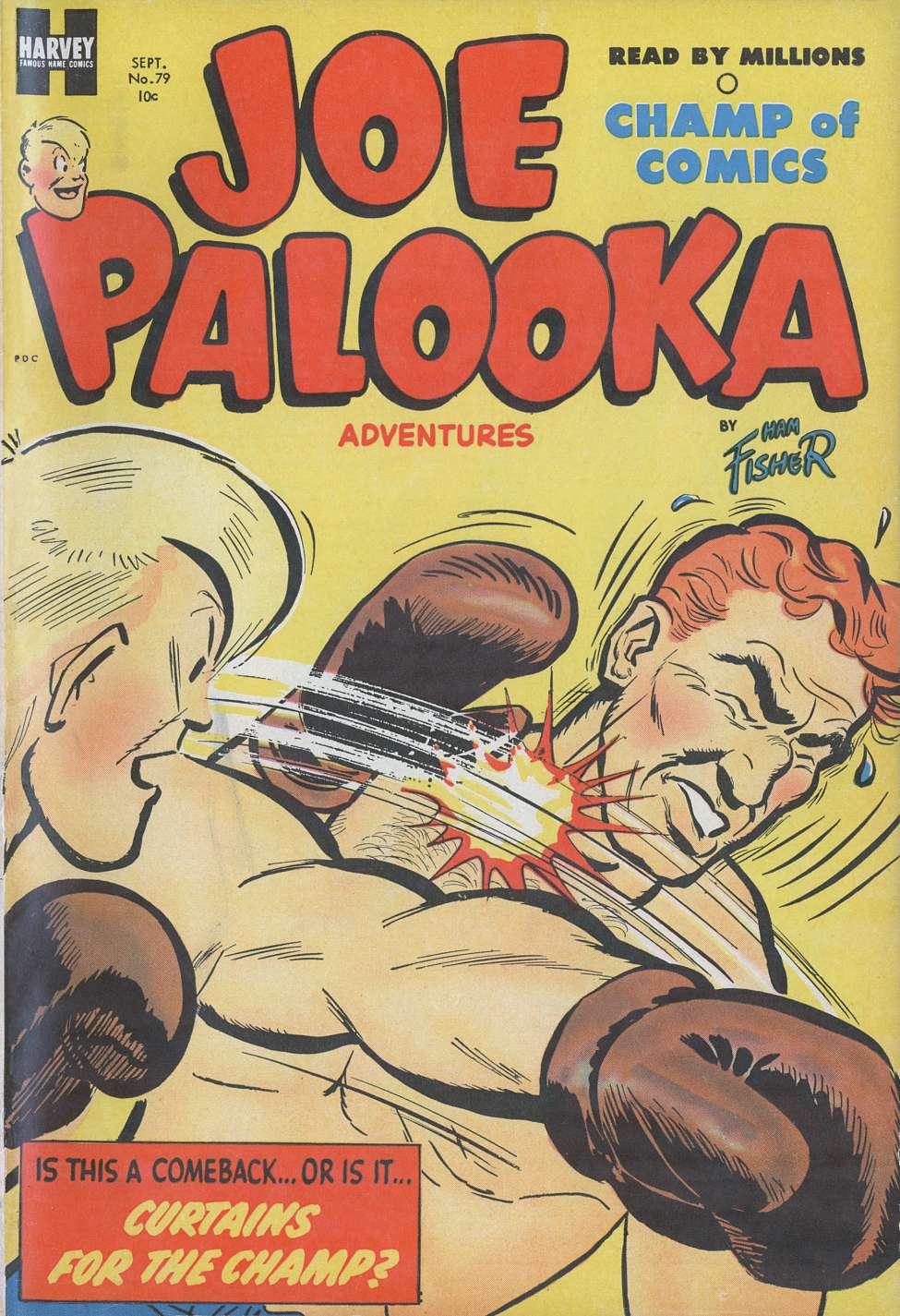 Comic Book Cover For Joe Palooka Comics 79