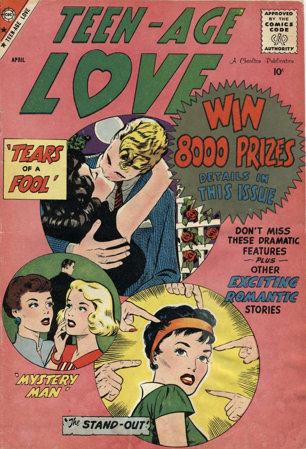 Comic Book Cover For Teen-Age Love 8