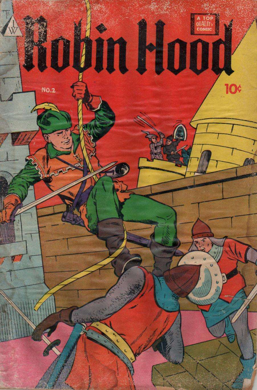 Comic Book Cover For Robin Hood 2