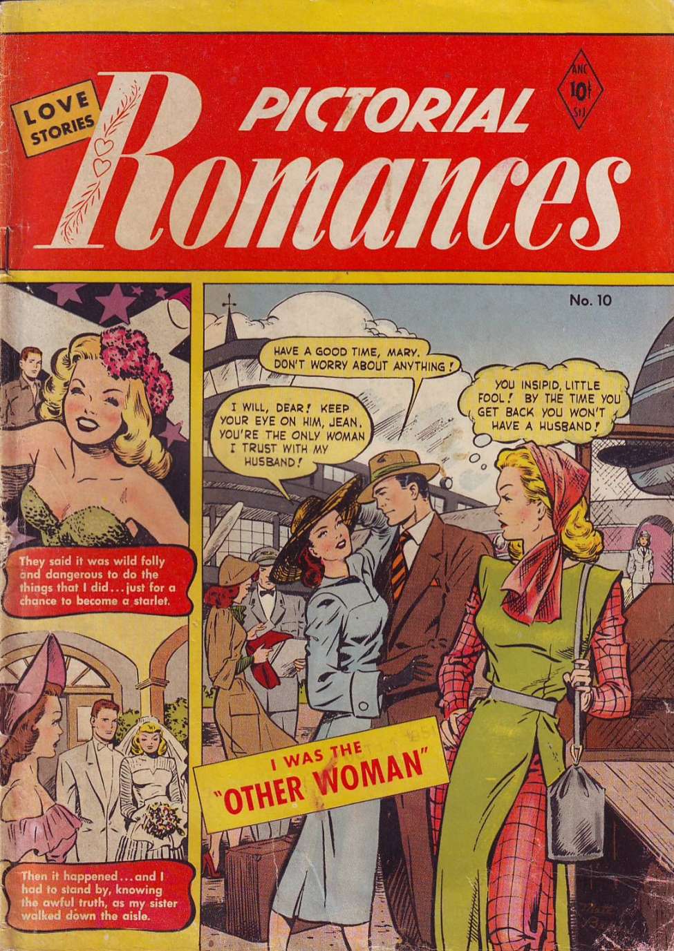Comic Book Cover For Pictorial Romances 10