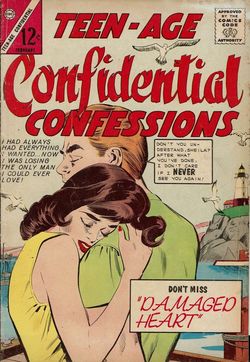Comic Book Cover For Teen-Age Confidential Confessions 22