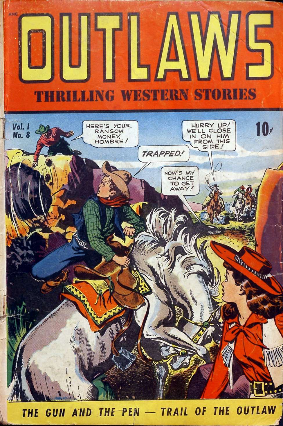 Comic Book Cover For Outlaws 8