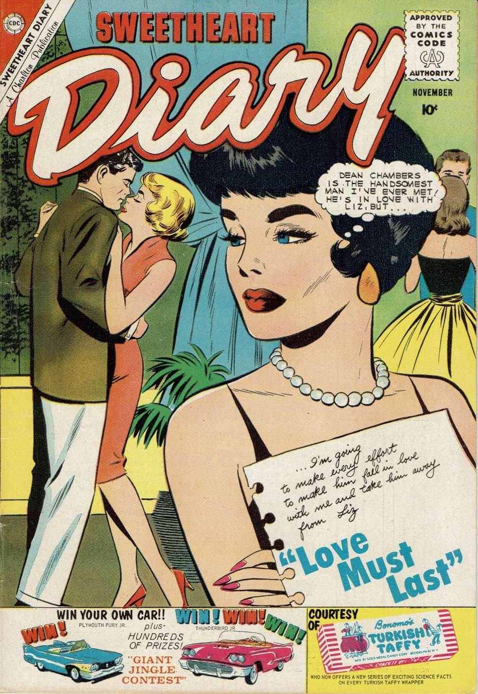 Comic Book Cover For Sweetheart Diary 55