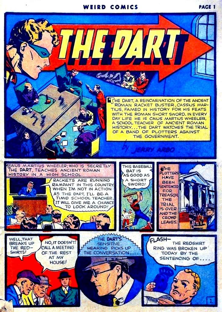 Comic Book Cover For Dart and Ace Compilation Part 1