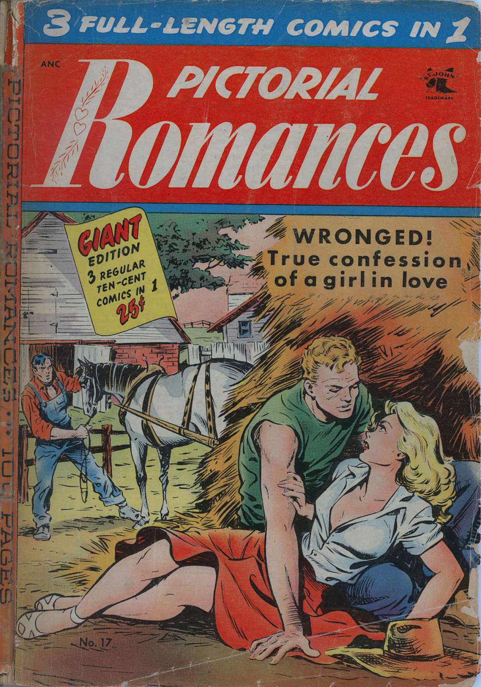 Comic Book Cover For Pictorial Romances 17