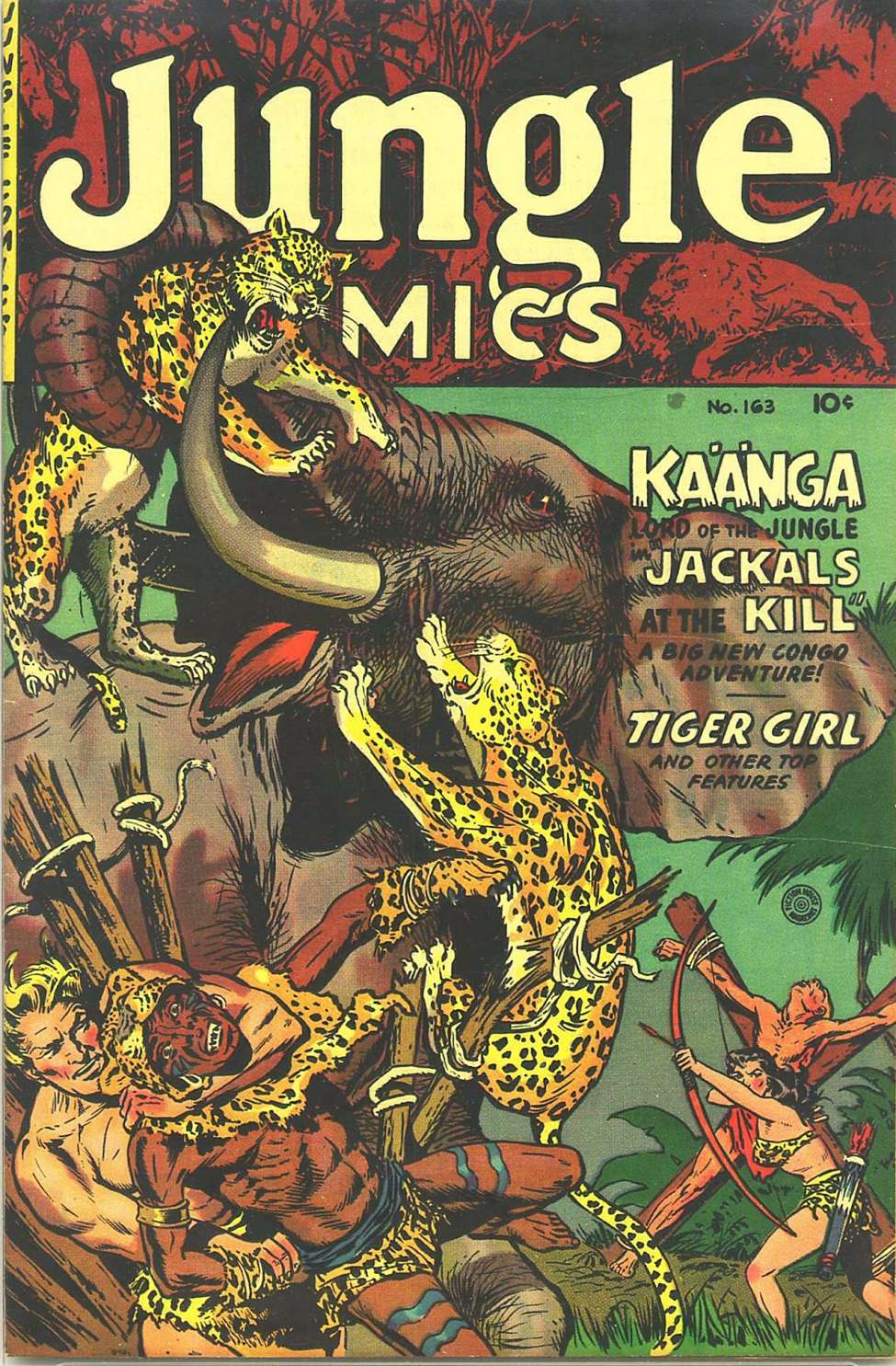 Comic Book Cover For Jungle Comics 163
